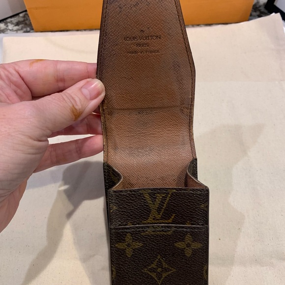 Louis Vuitton Brown and Gold Rectangular Key & Card Holder - Picture 4 of 6